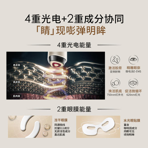 AMIRO觅光美眼仪ABF206A淡化皱纹改善眼袋泪沟 商品图3