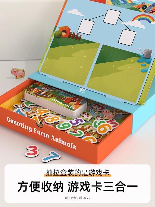 Pinwheel十格阵数学教具磁力幼儿早教数学数感启蒙加减法神器玩具 商品图4