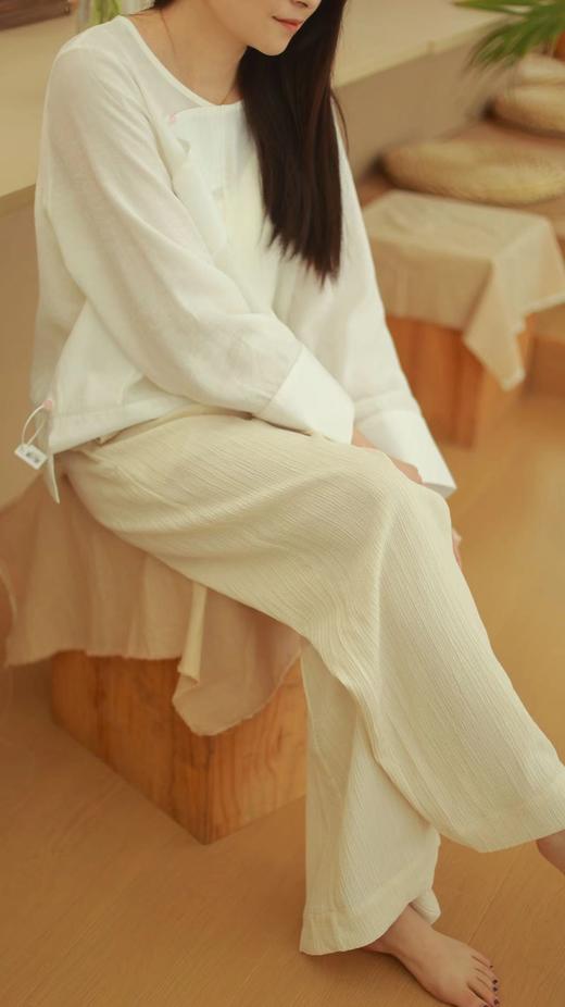 【抖音专属】直筒裤（24709127-凝脂） 商品图1