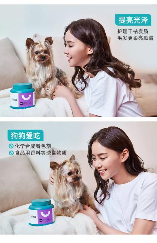 卫仕卵磷脂宠物犬美毛粉泰迪鱼油软磷脂爆毛海藻粉 商品图3