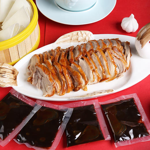 御食园樱桃烤鸭 烤鸭 1000g只,荷叶饼 120g/袋甜面酱30g袋x4 商品图3