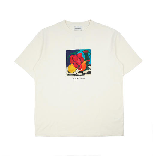 Drole de Monsieur Le T-Shirt Nature Morte 法式艺术画短袖T恤 商品图0