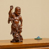 清 黄杨木雕戏狮罗汉 商品缩略图4