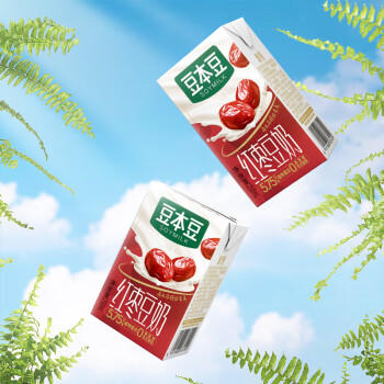 豆本豆唯甄红枣豆奶植物奶蛋白质饮料营养早餐奶 250ml*16盒礼盒装批发 商品图5