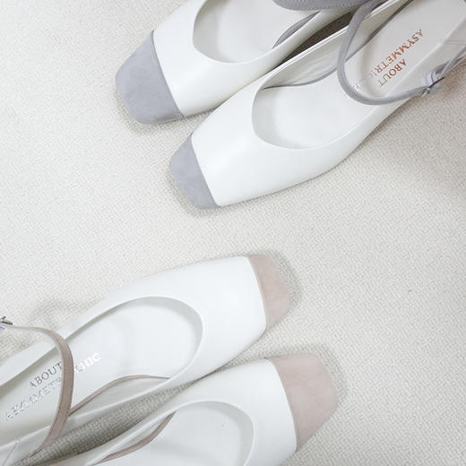 BIUCILI「乖乖仔玛丽珍」复古简约一字扣玛丽珍女鞋粗跟真皮单鞋 商品图0