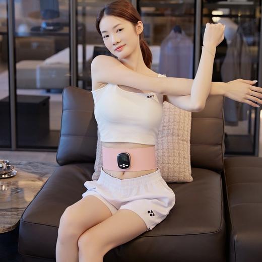 【可按摩可热敷！EMS腹部按摩器】6种模式腹部按摩器，自动EMS揉腹仪，便柔加热腰部按摩仪 商品图2