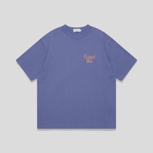 GOODBAI 表情logo撞色印花短袖T恤 商品图1