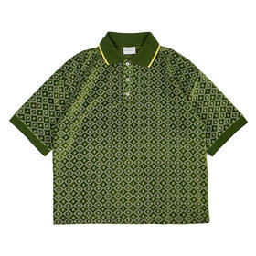 Drole de Monsieur Le Polo Monogramme 法式复古短袖POLO衫