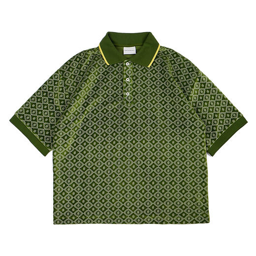 Drole de Monsieur Le Polo Monogramme 法式复古短袖POLO衫 商品图0