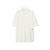 BURBERRY 巴宝莉 男士马术骑士刺绣徽标棉质短袖 Polo 衫 白色 8083329 B7264 商品缩略图0