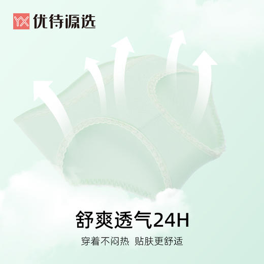 【39元3条，下单拍3！】优选甜美蕾丝少女底裤三角内裤女桑蚕丝底裆YXNW002 商品图3