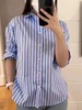 RL竖条纹棉质衬衫 1OO%高支精梳棉面料 布面质地挺阔 自带骨感线条 日常通勤好搭配 商品缩略图3
