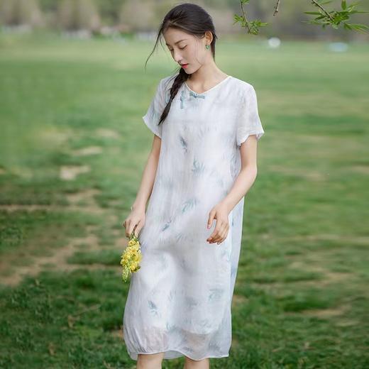 鹿与安笛·新中式苎麻裙系列，中国人挚爱的夏衣，优雅秀逸、清凉入肌 商品图1
