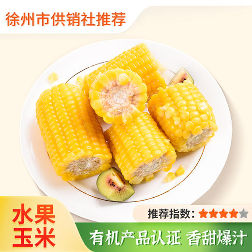 【小农仙】有机水果玉米礼盒装 200g*10支 商品图0