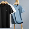 【新款DDY】大依优型大码男装短袖T恤圆领加肥加大透气吸汗夏季上衣半袖t恤夏装 商品缩略图1
