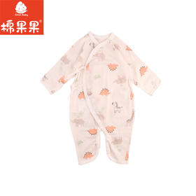 棉果果夏季新品5A抗菌纯棉蝴蝶连体衣M201726224376