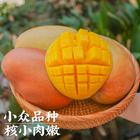 艾格吃饱了正宗海南红玉芒果新鲜采摘应季水果8斤