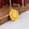 【限时克减128元】足金999.9 #八宝罗盘 #小红书 古法镂空八宝罗盘吊坠（面宽约23.8mm）(ANWZGFDZ00225-4)（预售产品下单后不退款不退货不换货不补差价） 商品缩略图2