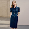 EITIE爱特爱夏季新款气质显瘦休闲连衣裙7407131 商品缩略图2