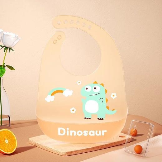 【拍一发2！】宝宝吃饭围兜硅胶防水夏季轻薄婴儿辅食饭兜儿童口水围嘴薄款 商品图9