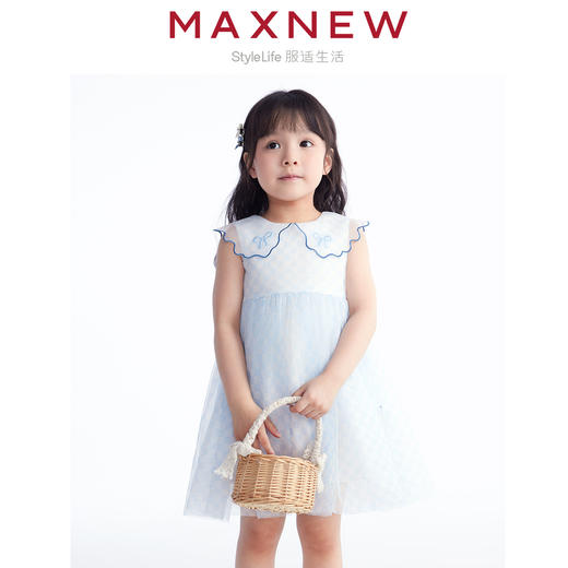 【裙装】小童舒适棉感柔软网纱中式蓬蓬连衣裙 1N2355309 商品图3