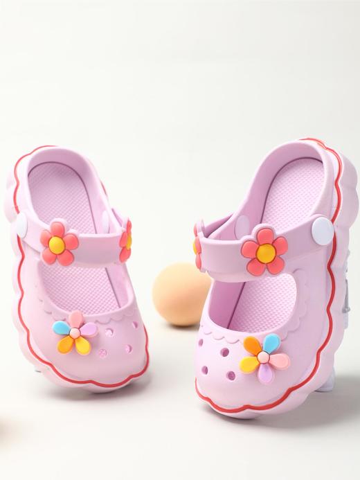 【一鞋两穿！玛丽珍洞洞鞋】夏季新款洞洞鞋凉鞋小公主女童可爱中小童宝宝防撞两穿包头凉拖鞋 商品图6