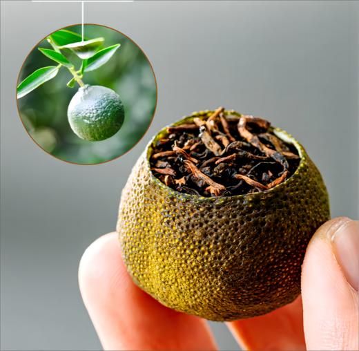茶妈妈 小青柑普洱熟茶 120g 精品礼盒装 商品图2