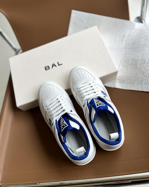 现货 THS 3.30-限时 巴里家 男士小牛皮拼接休闲运动鞋 2色 QZ081 商品图1