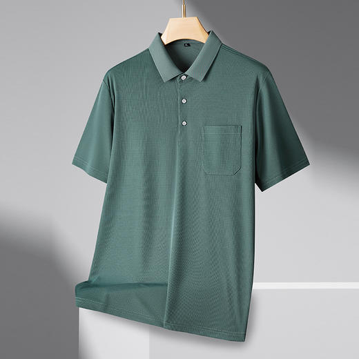 【新款DPF】大依优型大码短袖Polo衫翻领加肥加大男装大号大码上衣男士休闲半袖夏季 商品图1