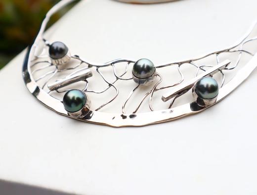 【Free Line】大溪地黑珍珠项圈 商品图1