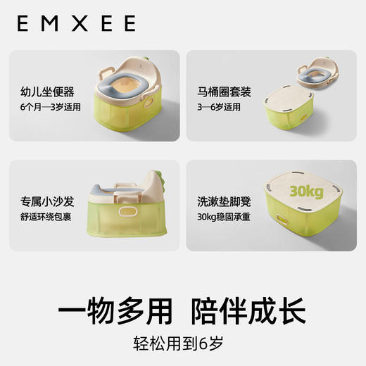 【母婴用品】嫚熙儿童马桶坐便器男女孩家用小厕所婴幼儿宝宝专用便携式坐便圈 商品图4