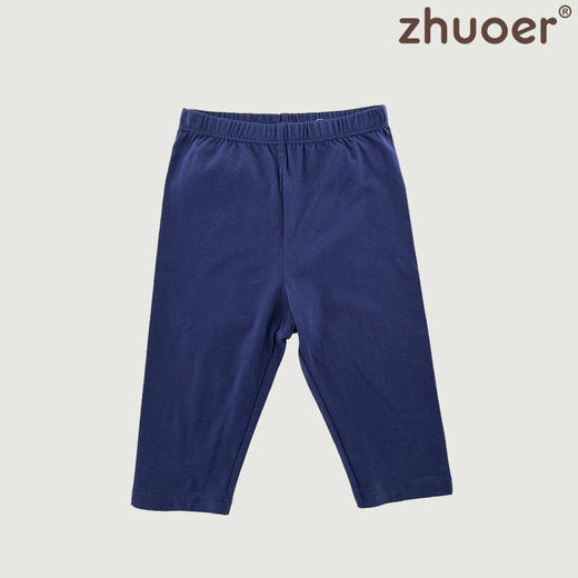 【夏款针织打底裤】卓儿女童纯棉针织打底裤松紧腰舒适透气裤子 商品图2