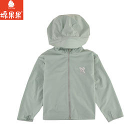 棉果果夏季新品防晒绿色百搭速干外套M212100324302