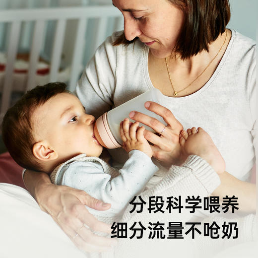 ZERO.ZERO仿生母感奶嘴两件装新生婴儿奶嘴全硅胶仿母乳柔软防呛 商品图1