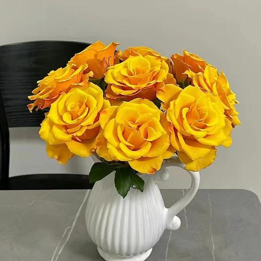 【金碧辉煌】玫瑰-黄色系 10枝 | 新客福利 商品图0