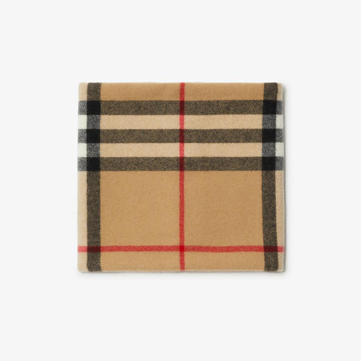 BURBERRY 巴宝莉 男女通用格纹羊绒围脖 混色 8083273 A7026 商品图1
