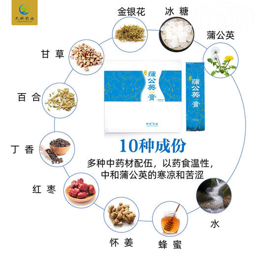 太怀•蒲公英膏 蒲公英膏，药食同源 滋养容颜，古法传承，匠心熬制 优选太行山野生原材 商品图2