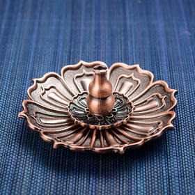 迦印堂丨莲台香座小巧香炉