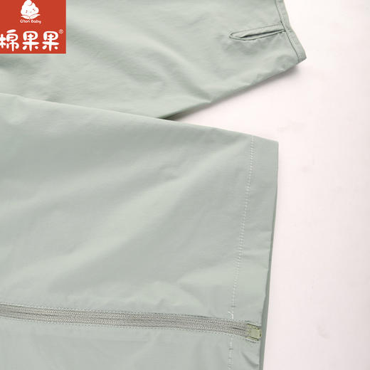 棉果果夏季新品防晒绿色百搭速干外套M212100324302 商品图3