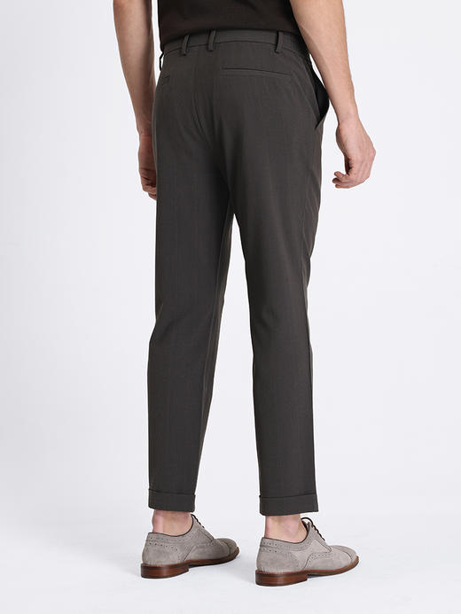 callisto咖啡色弹力混纺休闲裤 STCPW128C 商品图2