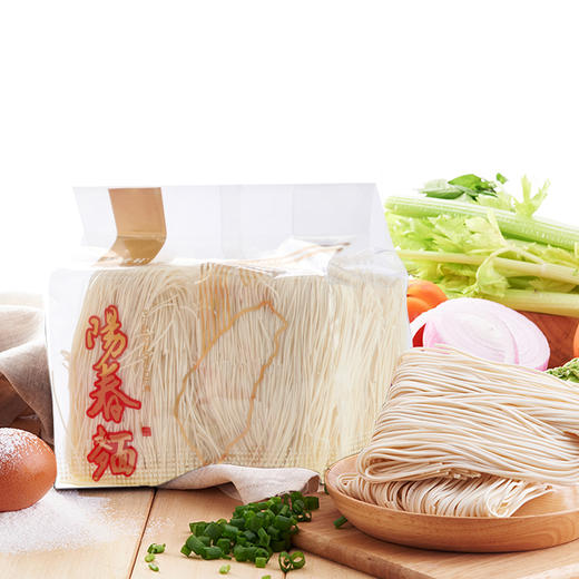 台湾产手工面条劲道爽滑久煮不烂好嘴到关庙面/刀削面/阳春面 任选 商品图7