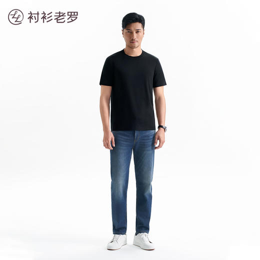 【冰锋一号】长绒棉Sorona螺纹无痕短袖T恤T111S 商品图2