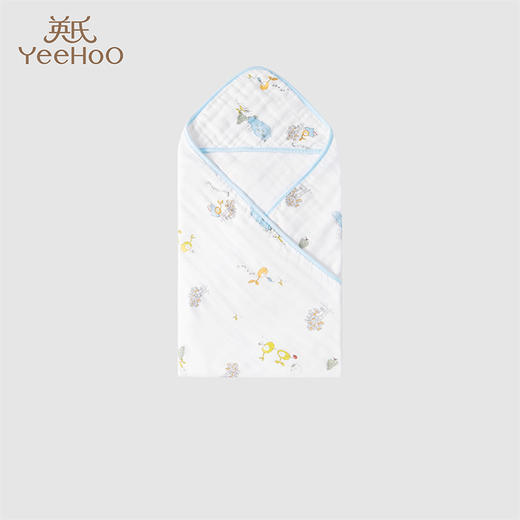 英氏-浴巾毛巾（常年）H4森林豆芽小浴巾50*30CM 商品图0