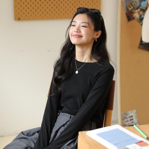 糯叽叽圆领打底衫 ，软糯亲肤感 把“舒适”穿在身【G】 商品图8