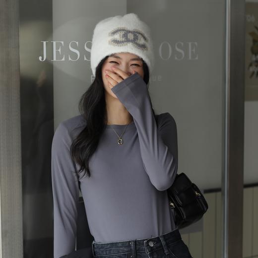 糯叽叽圆领打底衫 ，软糯亲肤感 把“舒适”穿在身【G】 商品图3