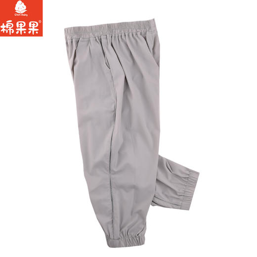 棉果果夏季新品男童灰色防晒速干弹力梭织长裤M212200324308 商品图8