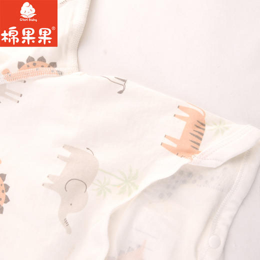 棉果果夏季新品5A抗菌纯棉短袖半背衣M201110224374 商品图3