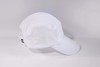 严素全顶帽 打气鼓劲加油几乎全白硬帽檐可调头围运动全顶帽健身跑步徒步 商品缩略图1