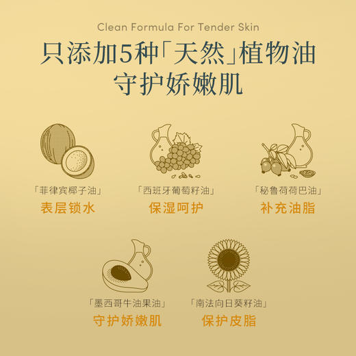 Evereden安唯伊 婴儿抚触油 按摩油宝宝润肤油天然抚触小金瓶 118ml 0岁+ 商品图3