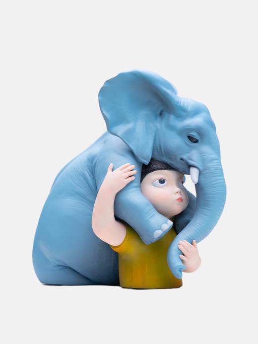 稀奇艺术X马玉 联名款《讓我抱抱你-吉象》限量版艺术雕塑艺术家亲笔签名限量399件 商品图1